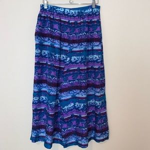 Carole little 100% silk wide summer pants Sz 6